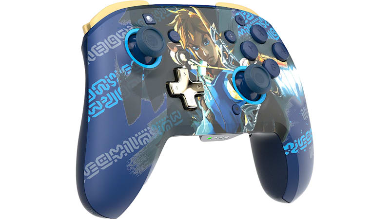 Switch pro controller glowing blue hot sale